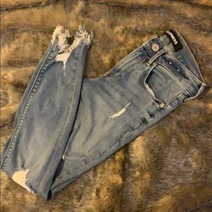 Express light wash jeans